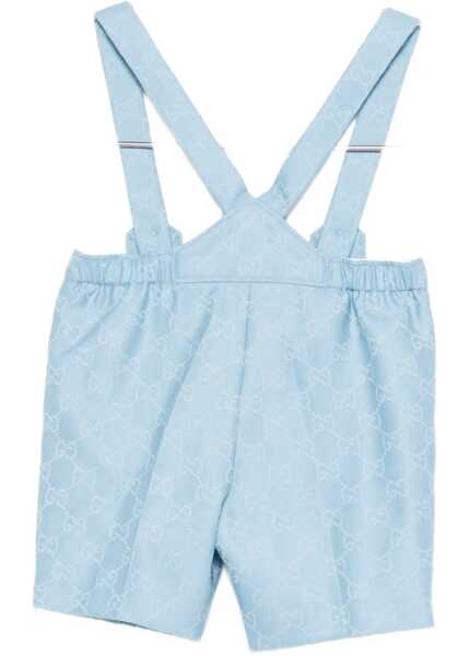 Pantaloni casual Gucci Pants With Suspenders AZURE Baieti (BM 19433918) 2