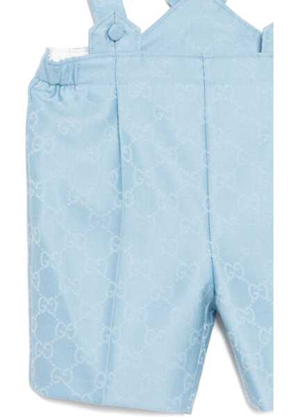 Pantaloni casual Gucci Pants With Suspenders AZURE Baieti (BM 19433918) 3