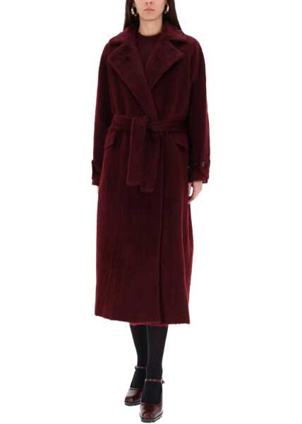 Paltoane Max Mara Coat Albata RED Femei (BM 19433930) 2