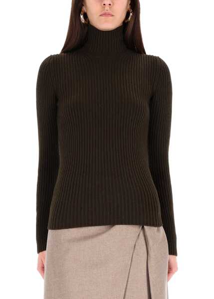 Pulovere Max Mara Ribbed Turtleneck Sweater GREEN Femei (BM 19433939) 1