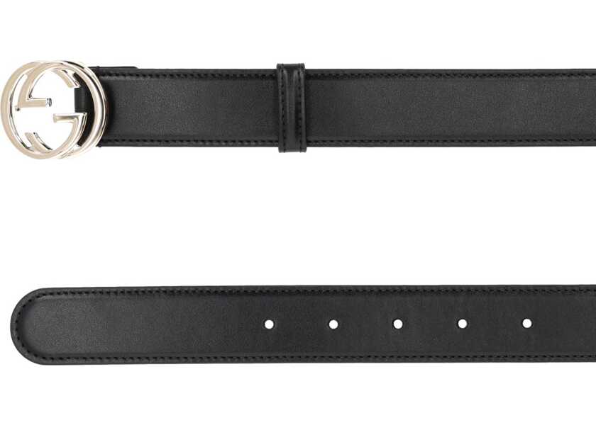 Curele Gucci Gg Cross Buckle Belt BLACK Femei (BM 19433954) 2