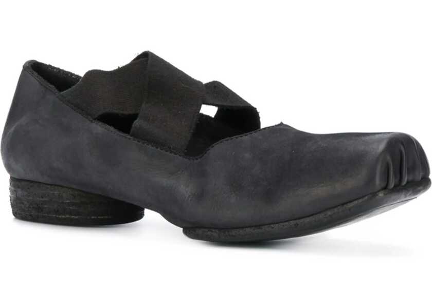 Balerini UMA WANG Leather Ballerina BLACK Femei (BM 19433963) 2