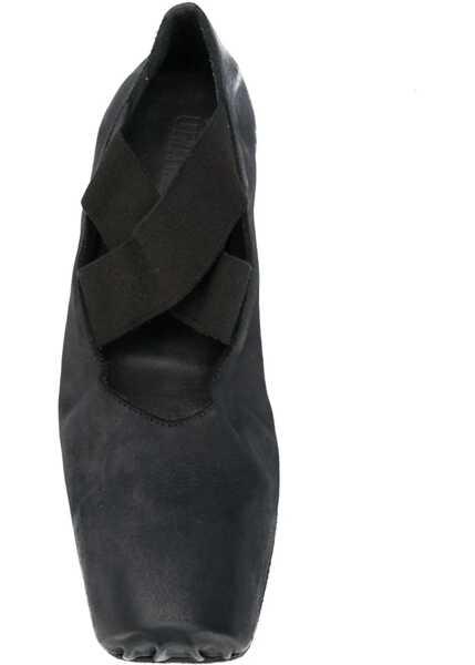 Balerini UMA WANG Leather Ballerina BLACK Femei (BM 19433963) 4