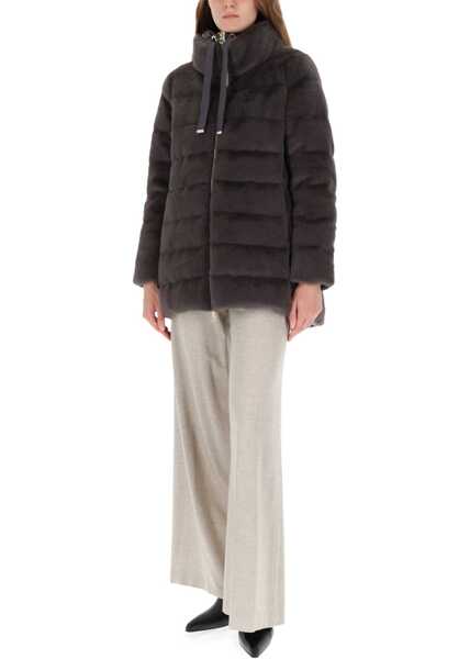 Geci de iarna Herno Eco Fur Down Jacket BROWN Femei (BM 19433978) 2