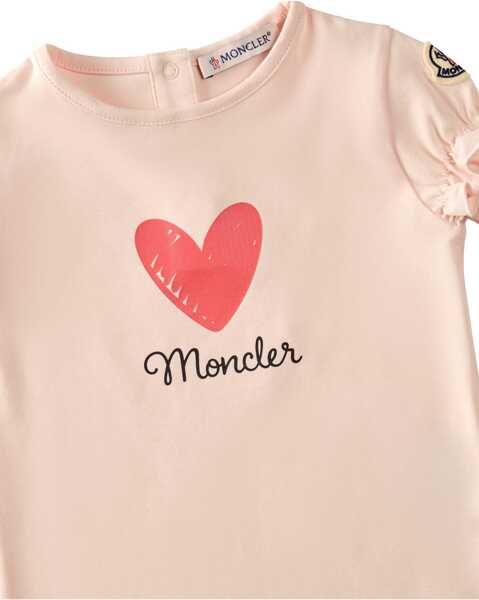 Tricouri Moncler T-Shirt With Heart Logo MULTICOLOUR Baieti (BM 19433987) 3