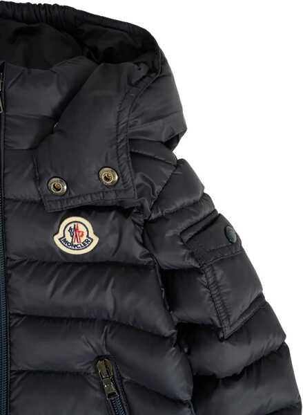 Jachete Moncler Logo Jacket With Hood BLACK Baieti (BM 19433993) 3