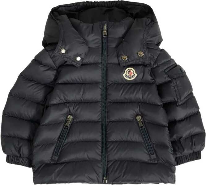 Jachete Moncler Logo Jacket With Hood BLACK Baieti (BM 19433993) 1