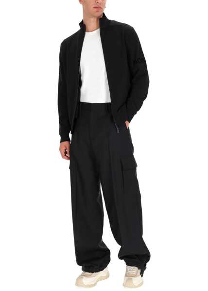 Bluze de trening Moncler Zip Sweatshirt. BLACK Barbati (BM 19434017) 2