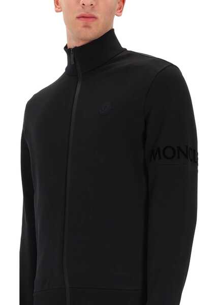 Bluze de trening Moncler Zip Sweatshirt. BLACK Barbati (BM 19434017) 3