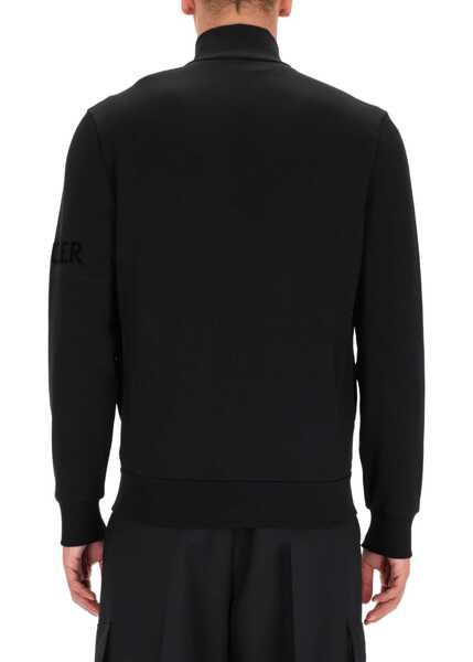 Bluze de trening Moncler Zip Sweatshirt. BLACK Barbati (BM 19434017) 4