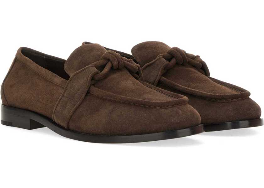 Mocasini Bottega Veneta Astaire Loafer With Knot Detailing BROWN Barbati (BM 19434023) 2