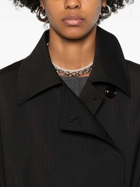 Paltoane OUR LEGACY Trench Coat Churchill BLACK Femei (BM 19434026) 5