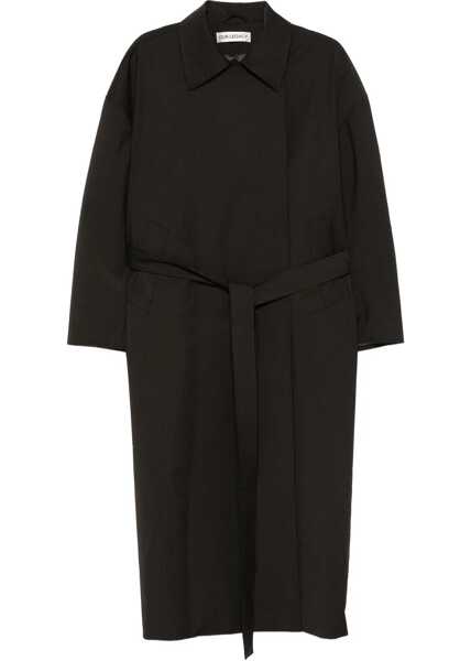 Paltoane OUR LEGACY Trench Coat Churchill BLACK Femei (BM 19434026) 1