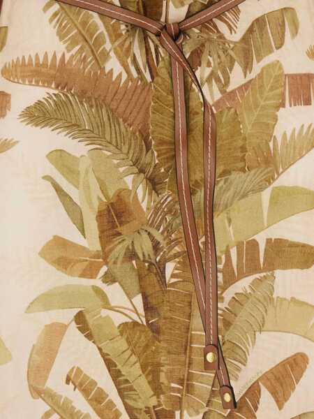 Rochii casual ZIMMERMANN Ascension Midi Dress GREEN Femei (BM 19434029) 3