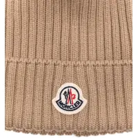 Caciuli pentru Baieti - Caciuli Moncler Beanie Hat BEIGE Baieti (BM 19434050) - B-mall.ro