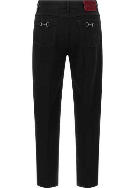 Pantaloni casual Gucci Slim Fit Pants BLACK Barbati (BM 19434065) 2