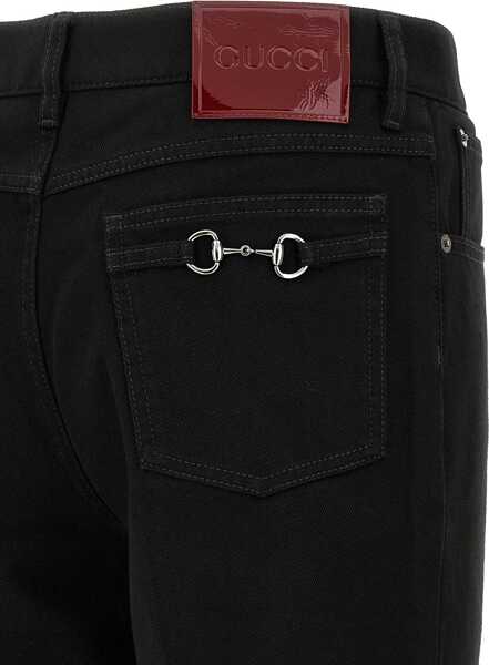 Pantaloni casual Gucci Slim Fit Pants BLACK Barbati (BM 19434065) 4