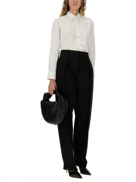 Bluze Bottega Veneta Cotton Poplin Shirt WHITE Femei (BM 19434104) 2