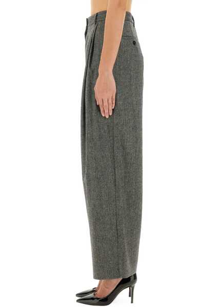 Pantaloni casual Max Mara Pants Nice GREY Femei (BM 19434119) 4