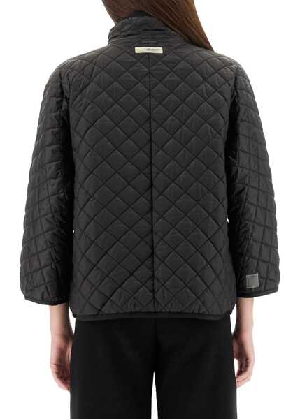 Trenciuri Max Mara Quilted Jacket Delfina BLACK Femei (BM 19434146) 3