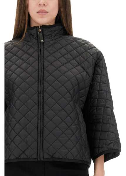 Trenciuri Max Mara Quilted Jacket Delfina BLACK Femei (BM 19434146) 4
