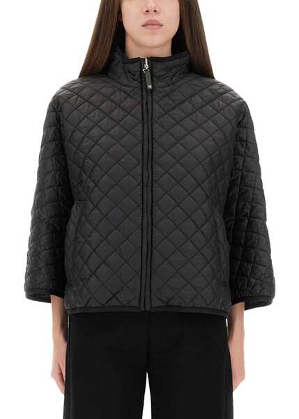 Trenciuri Max Mara Quilted Jacket Delfina BLACK Femei (BM 19434146) 1