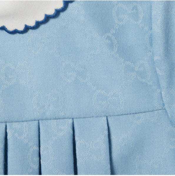 Rochii casual Gucci Dress With Embroidered Gg Logo AZURE Fete (BM 19434206) 3