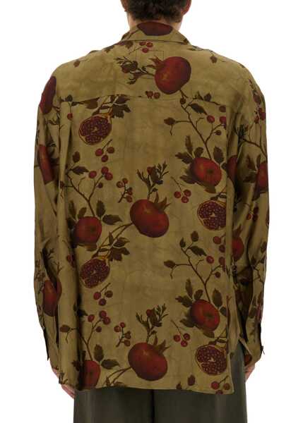 Camasi casual UMA WANG Pomegranate Print Shirt MULTICOLOUR Barbati (BM 19434230) 3
