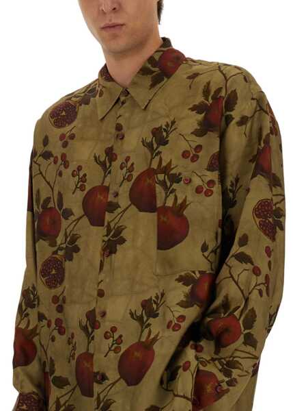 Camasi casual UMA WANG Pomegranate Print Shirt MULTICOLOUR Barbati (BM 19434230) 4