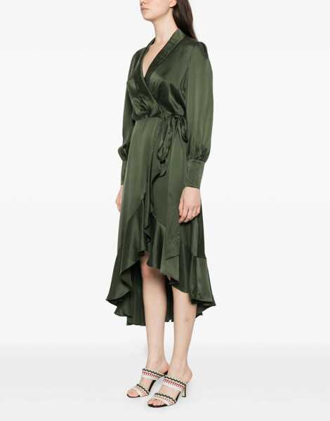 Rochii casual ZIMMERMANN Midi Dress Wrap GREEN Femei (BM 19434242) 3