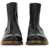 Ghete pentru Barbati - Ghete UMA WANG Leather Boot BLACK Barbati (BM 19434245) - B-mall.ro