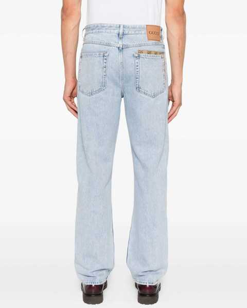 Blugi drepti Gucci Dlav Denim Jeans DENIM Barbati (BM 19434251) 4