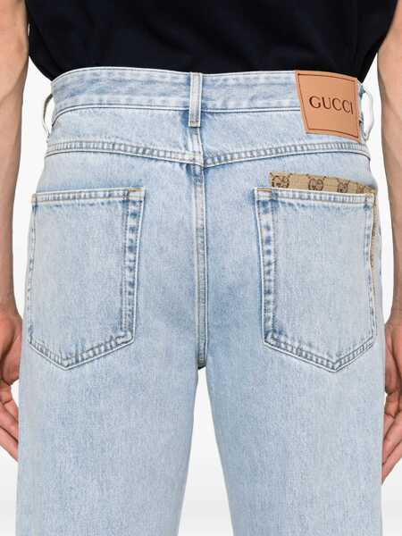 Blugi drepti Gucci Dlav Denim Jeans DENIM Barbati (BM 19434251) 5