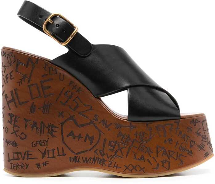 Sandale Chloe Sandalo Maxime BLACK Femei (BM 19434257) 1