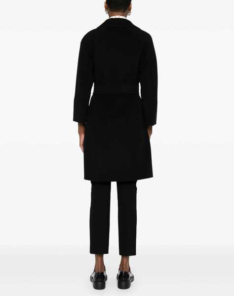 Paltoane Max Mara Coat Arona BLACK Femei (BM 19434275) 4