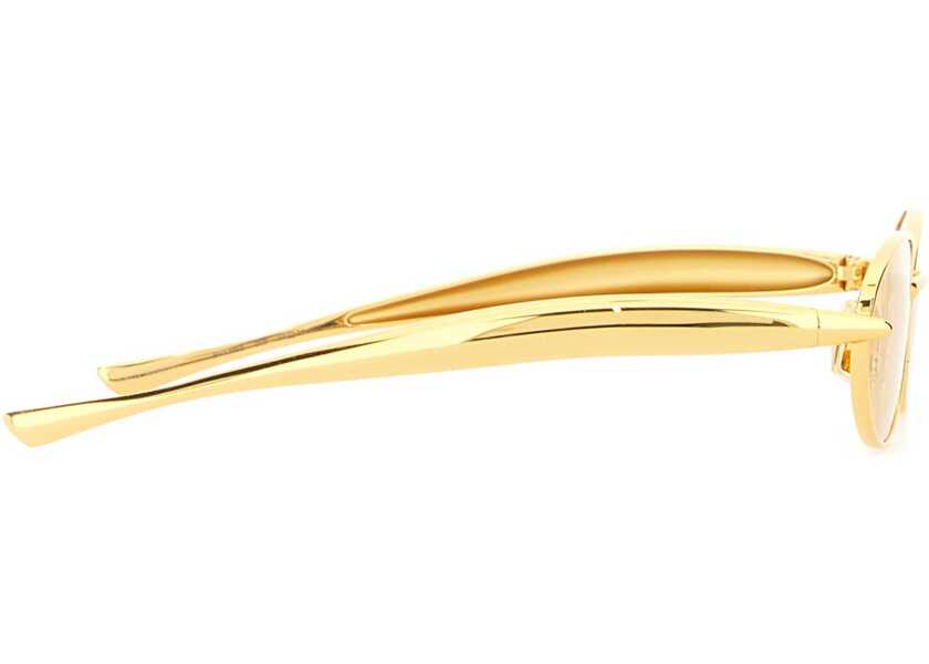 Ochelari de soare Bottega Veneta Oval Sunglasses Sardines GOLD Barbati (BM 19434323) 3
