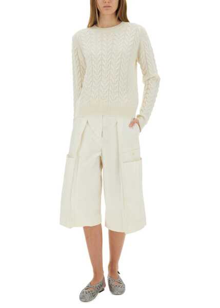 Pulovere casual Max Mara Braided Knit Aramis IVORY Femei (BM 19434329) 2