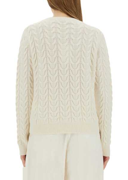 Pulovere casual Max Mara Braided Knit Aramis IVORY Femei (BM 19434329) 3