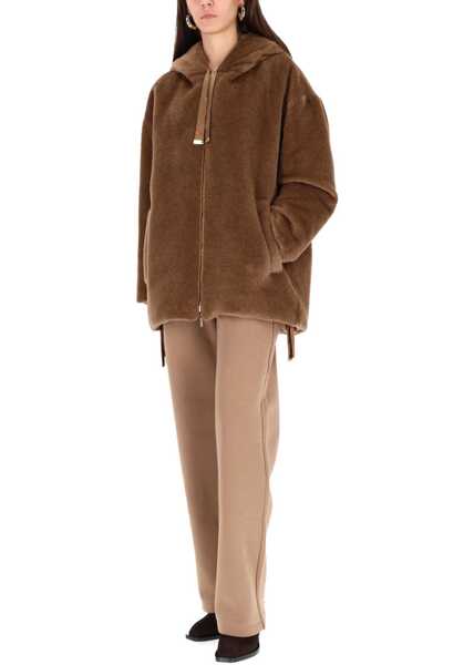 Jachete Max Mara Reversible Jacket BROWN Femei (BM 19434392) 2