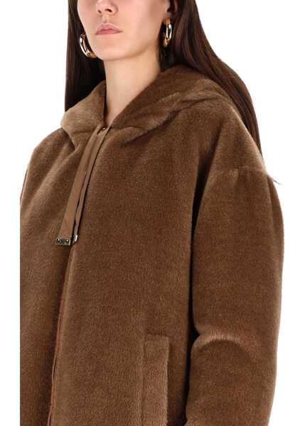 Jachete Max Mara Reversible Jacket BROWN Femei (BM 19434392) 4