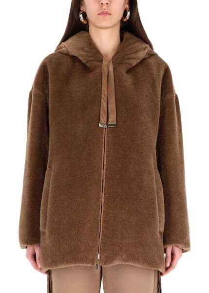 Jachete Max Mara Reversible Jacket BROWN Femei (BM 19434392) 1