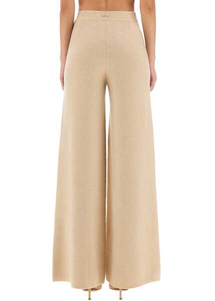 Pantaloni casual Max Mara Wide Pants Judy BEIGE Femei (BM 19434401) 3