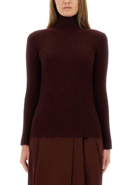 Pulovere Max Mara Ribbed Turtleneck Sweater BORDEAUX Femei (BM 19434422) 1