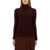 Max Mara Ribbed Turtleneck Sweater BORDEAUX