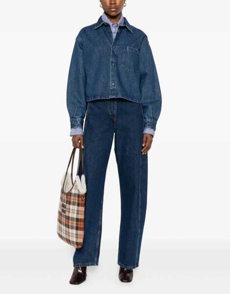 Sacouri office A.P.C. Jacket Shirt Samantha BLUE Femei (BM 19434434) 2
