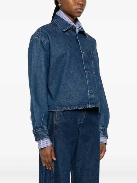 Sacouri office A.P.C. Jacket Shirt Samantha BLUE Femei (BM 19434434) 3