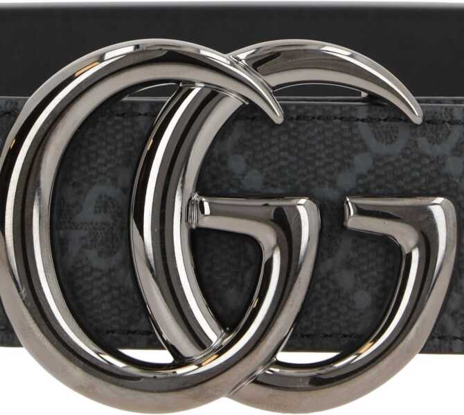 Curele Gucci Reversible Belt Gg Marmont BLACK Femei (BM 19434467) 2