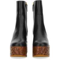 Cizme scurte Chloe Dama - Cizme scurte Chloe Maxime Wedge Ankle Boot BLACK Femei (BM 19434470) - B-mall.ro