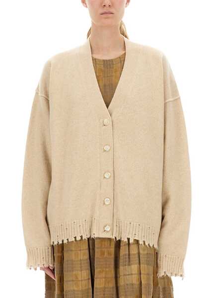 Cardigane UMA WANG Cashmere Cardigan With Buttons BEIGE Femei (BM 19434476) 1