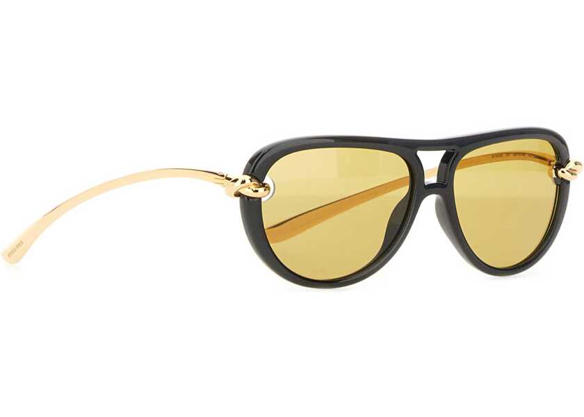 Ochelari de soare Bottega Veneta Aviator Knot Sunglasses BLACK Barbati (BM 19434497) 2